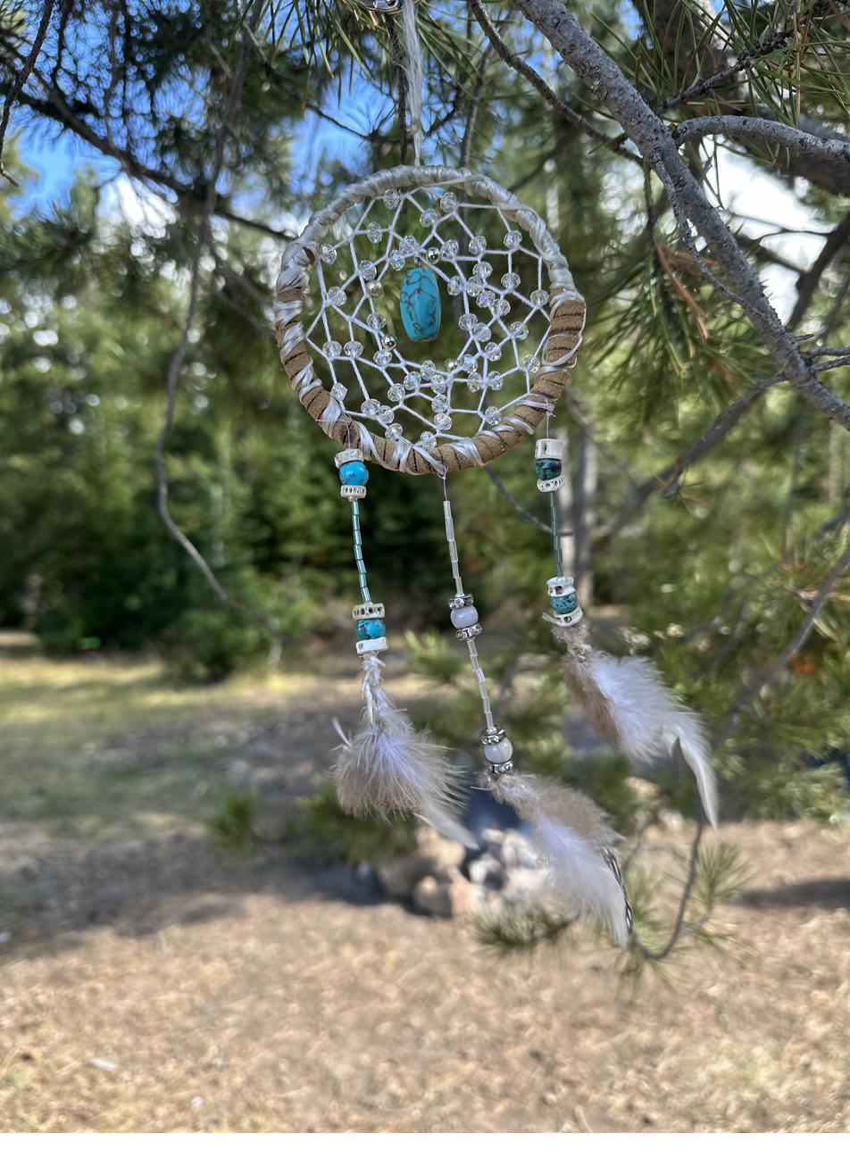 A collection of handmade Hippos and Hippies pieces